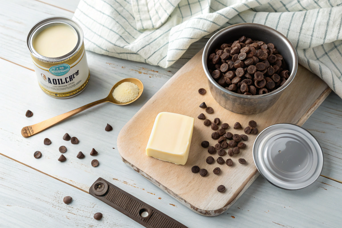 A square of hot chocolate fudge cut into neat cubes, arranged on a white plate, topped with crushed peppermint candies and a sprinkle of flaky sea salt.

